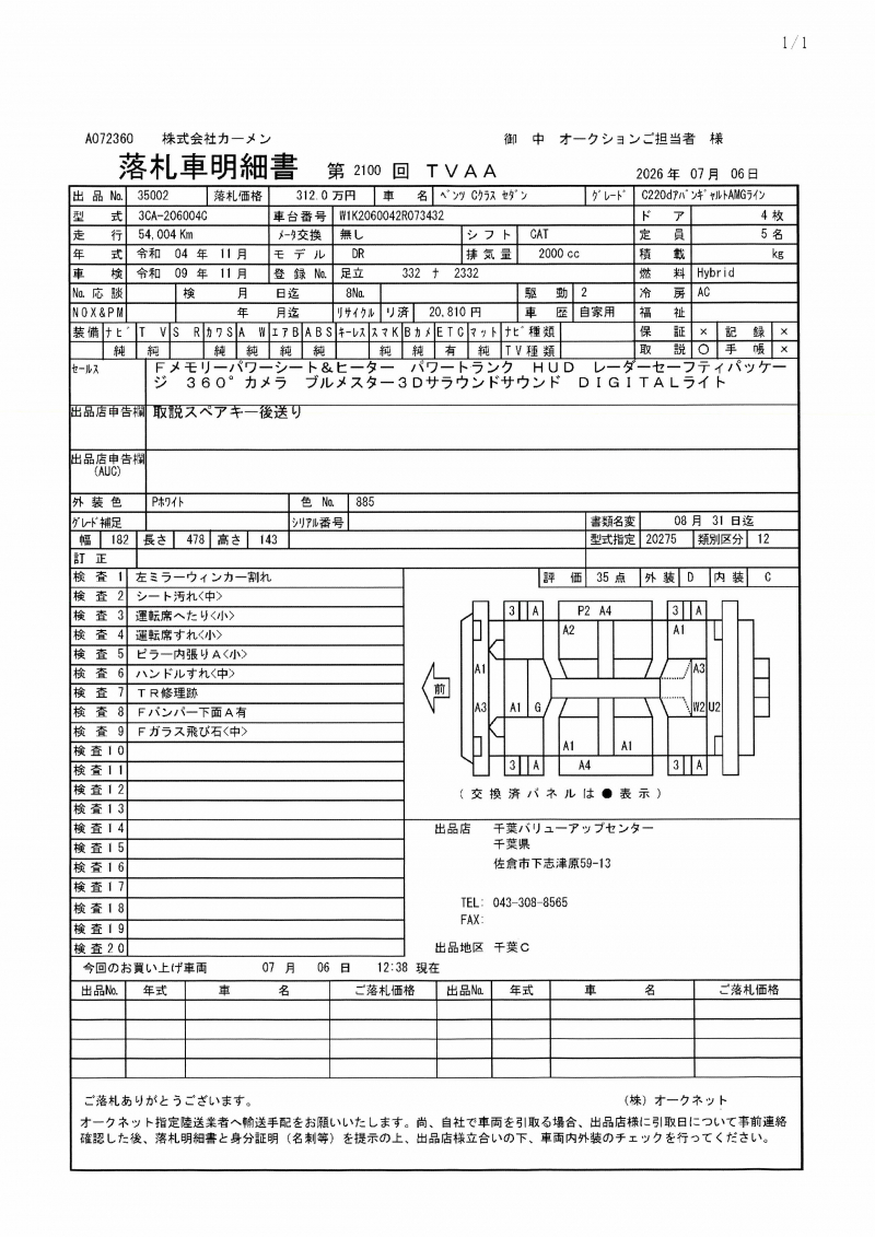 Mercedes Benz C Class 2022