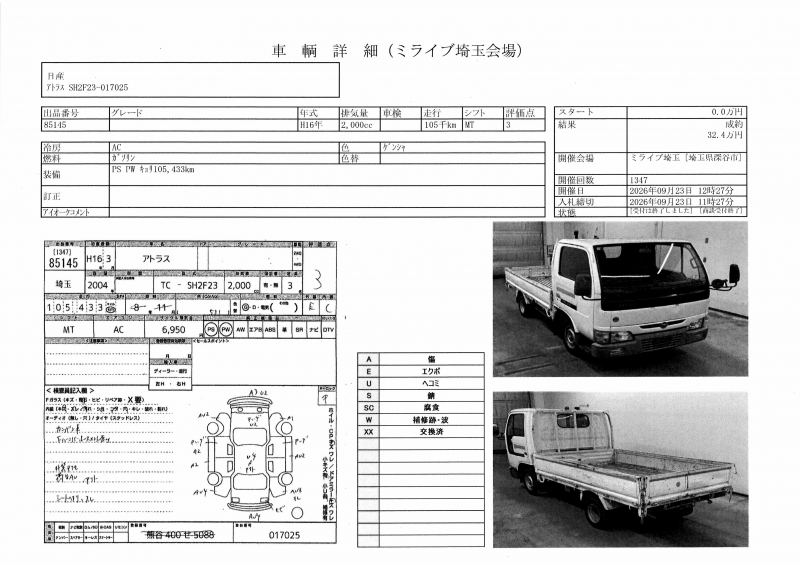 Nissan Atlas 2004