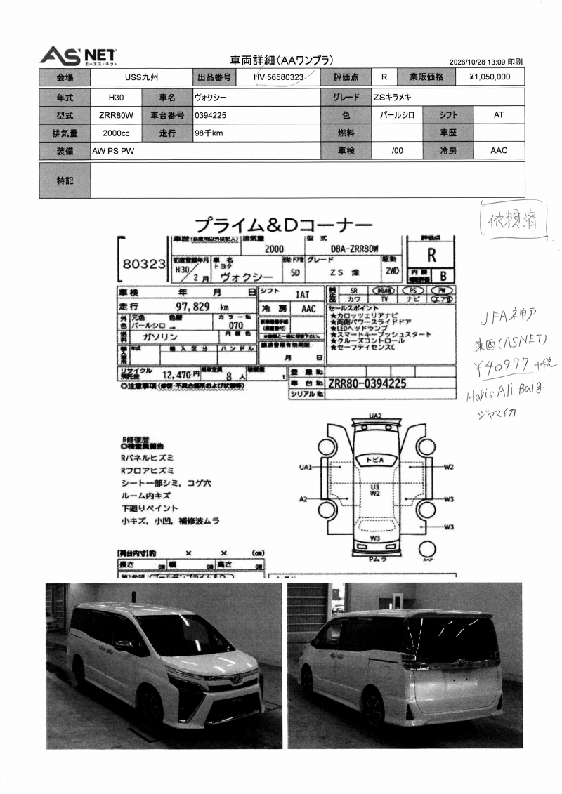 Toyota Voxy 2018