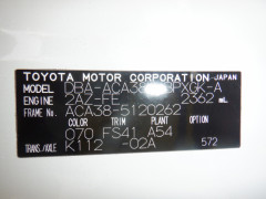 Toyota Vanguard 2008