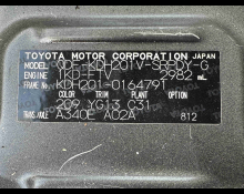 Toyota Hiace Van 2015