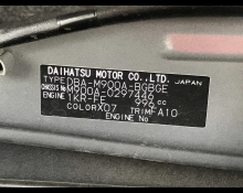 Toyota Tank 2019